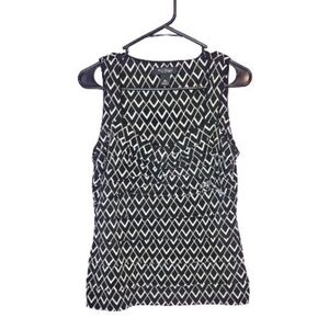 White House Black Market Womans Blouse Top Sleeveless Size Medium